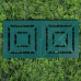 Плитка садовая "Малахит Мини" 285х570мм с замками зеленая